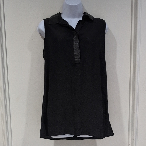 Acrobat Black Sleeveless Women's Top Size L - Picture 1 of 6